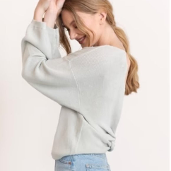 Twist Back Tie Sweater - Picture 1 of 3